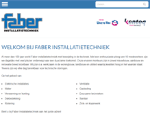 Tablet Screenshot of faber-installaties.nl